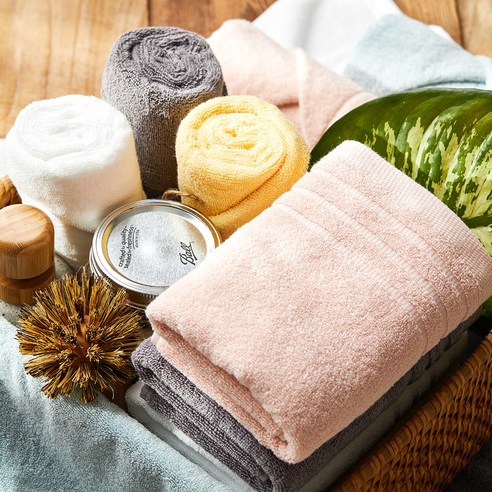 소프트터치 라인보더 호텔수건 150g 30수 면사, 그레이, 5개 후기 분석 - 그레이 컬러 톤 확인