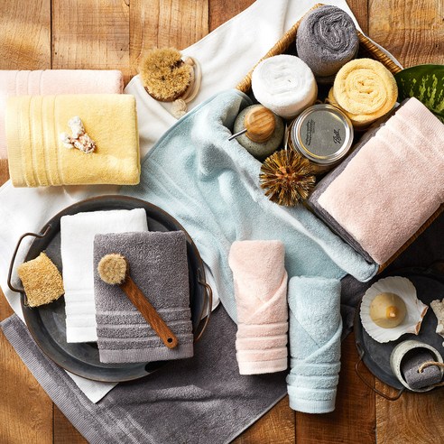 소프트터치 라인보더 호텔수건 150g 30수 면사, 그레이, 5개 후기 분석 - 라인보더 마감 디테일