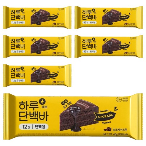 프로틴방앗간 하루단백바 제트 초코케이크맛 40g, 6개 맛있게 먹은 솔직 후기 썸네일