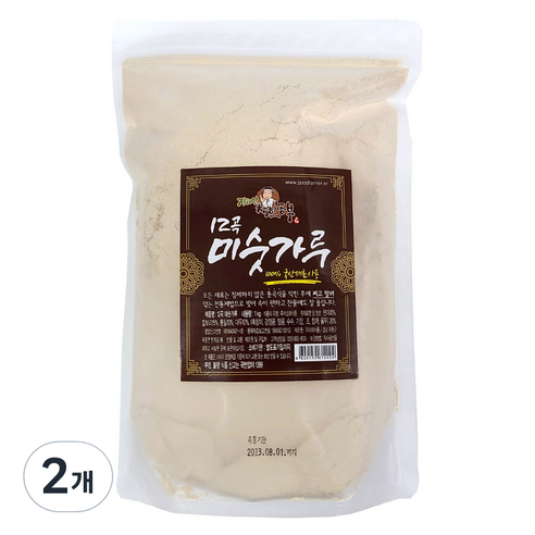 지리산 착한농부 12곡 미숫가루 1kg, 2개 솔직 후기 | 실사용자 리뷰 분석 썸네일