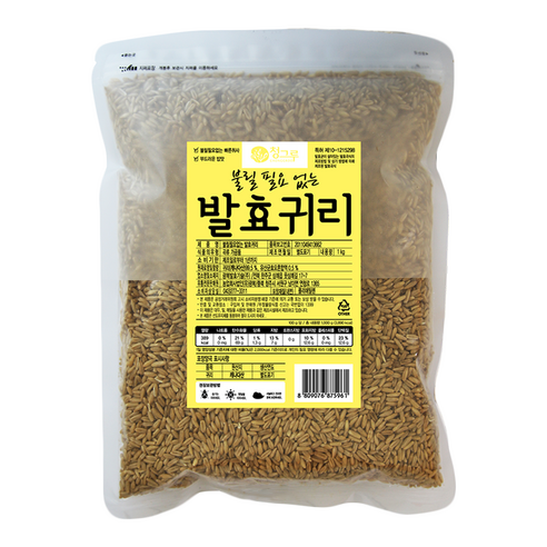 청그루 불릴 필요 없는 발효귀리, 1kg, 1개