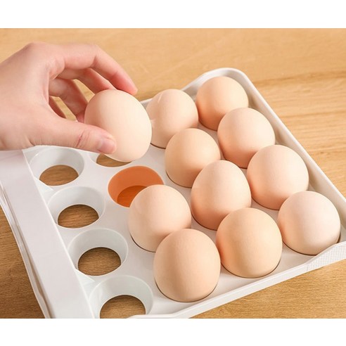 이지공감 계란 트레이 서랍형 2단 보관함 32구 실사용 후기 | 효과 있을까? - 상품 이미지 4
