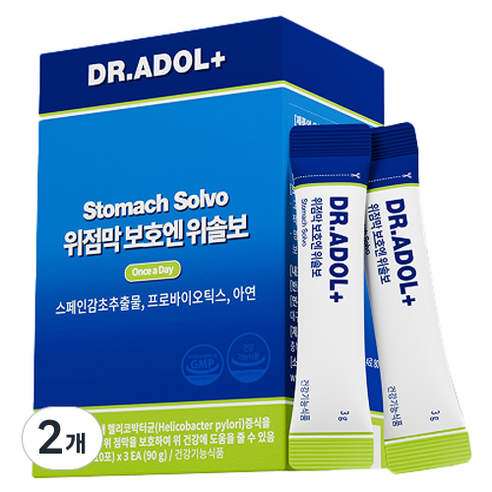 닥터아돌 위점막 보호엔 위솔보, 30회분, 2개