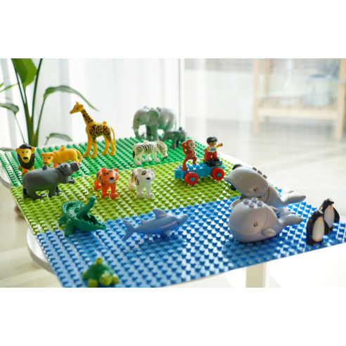 토이다락방 옥스포드 듀플로 호환 큰블럭용 놀이판 38 x 51 cm 솔직 후기 | 취미생활 필수템 - 상품 이미지 4