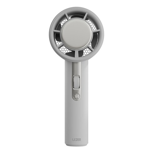 르젠 초경량 BLDC 펠티어 냉각 아이스 터보 핸디팬, 머큐리 실버, LZMF-UC100