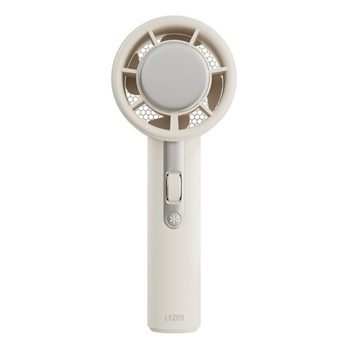 르젠 초경량 BLDC 펠티어 냉각 아이스 터보 핸디팬, 루나 화이트, LZMF-UC100