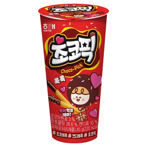 해태제과 초코픽, 45g, 1개