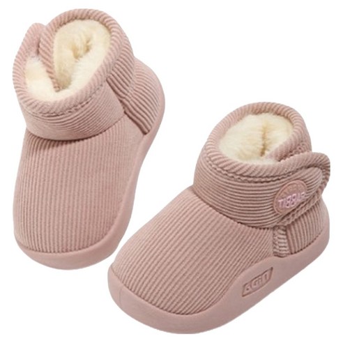 아동용 코듀로이 부츠 따뜻한 가벼운 신발 kd3783 신발사이즈, 135, 핑크, 핑크 섬네일