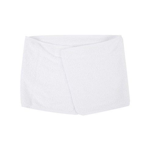 헤어베스트 사각 터번 67 x 20 cm, 화이트, 1개