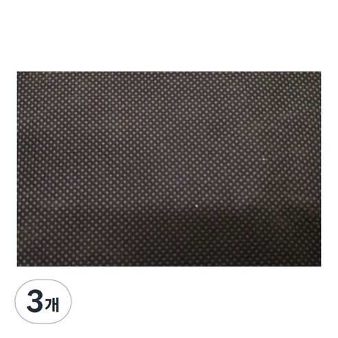 케이마커스 부직포 보강재 30 x 100 cm 50g, 블랙, 3개