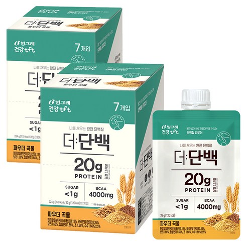 더단백 파우더 곡물 다이어트쉐이크 32g, 14개 솔직 후기 | 실사용자 리뷰 분석 - 상품 이미지 1