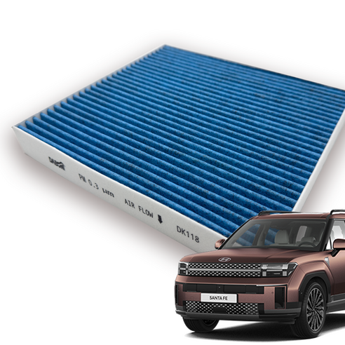 다보니 PM0.3 블루 활성탄 싼타페MX5 하이브리드 에어컨필터 실사용 후기 | 효과 있을까? 썸네일