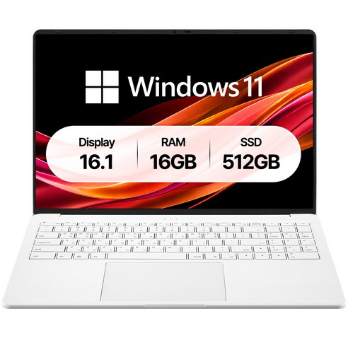 베이직스 2026 베이직북 16 N 시리즈, Basic White, 512GB, 16GB, WIN11 Home, BB1624FW-S