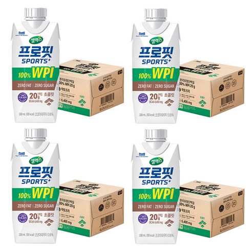 셀렉스 프로핏 스포츠 초콜릿, 330ml, 48개