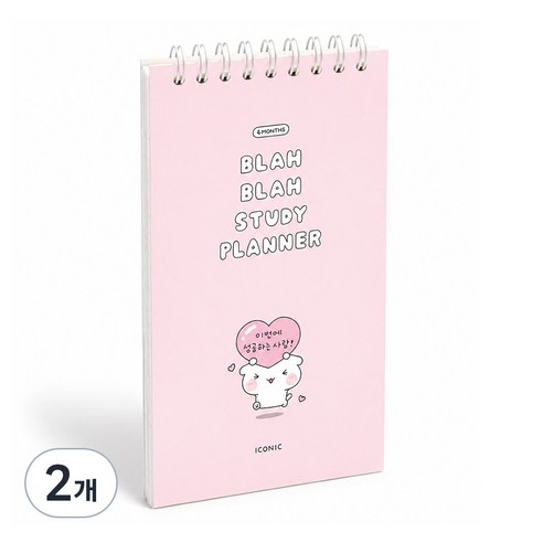 아이코닉 이겨낸다 핸디 만년 4개월 공부 학습 스터디플래너, 03 PINK, 2개
