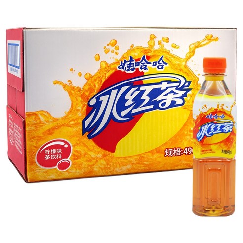 와하하 빙홍차, 490ml, 15개