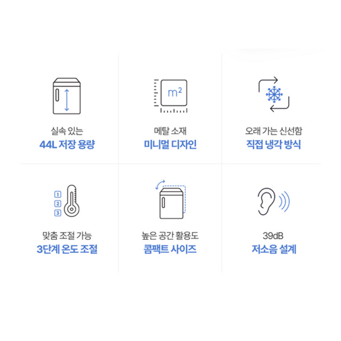 모라 소형 44L 1도어 냉장고 이미지 3