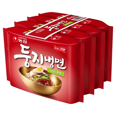 둥지냉면 비빔냉면 162g, 4개