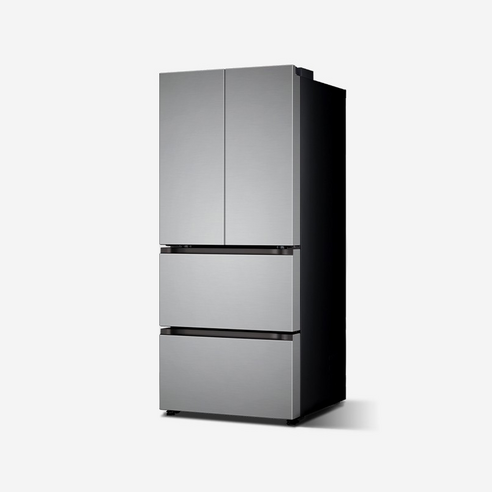 [색상선택형] LG전자 오브제컬렉션 402L 스탠드형 4도어 김치 냉장고 메탈 프라임 실버 방문설치 이미지 2