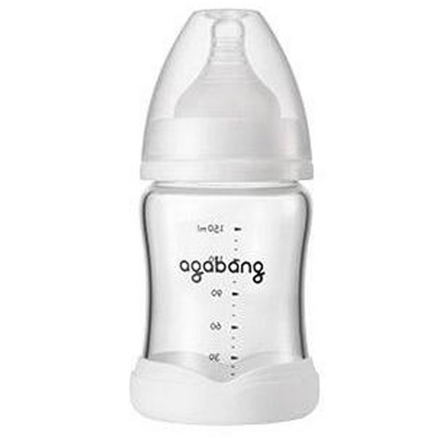 아가방 안심수유 유리 젖병, 150ml, 1개