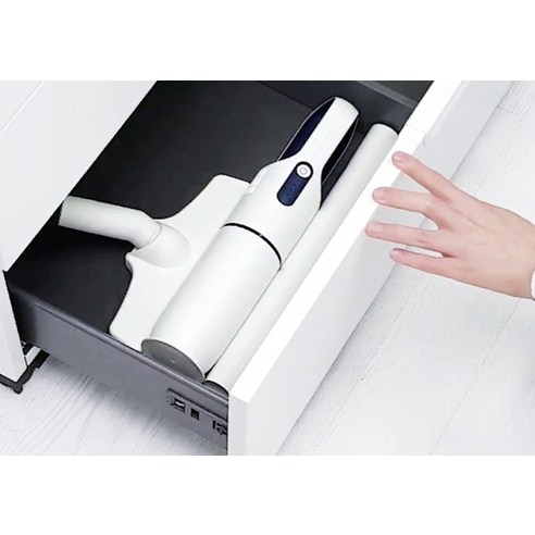 클래파 DC모터 다용도 미니 핸디형 무선청소기 후기 분석 - 세련된 실버 컬러 디자인