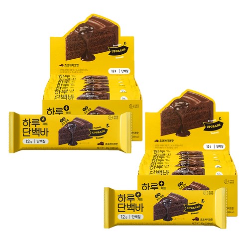 프로틴방앗간 하루단백바 제트 초코케이크맛 40g, 24개 맛있게 먹은 솔직 후기 - 상품 이미지 1