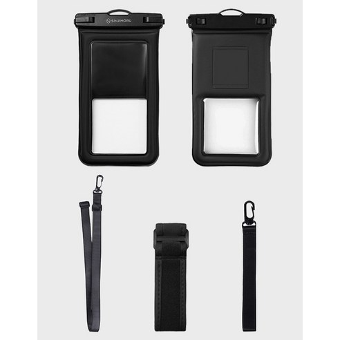 신지모루 IPX8스펀지 튜브 4중잠금 스마트폰 방수팩+ 크로스 스트랩 + 암밴드 + 핸드 스트랩 이미지 2