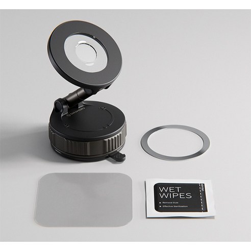 신지모루 맥세이프 360도 M 다이얼 에어락 접이식 진공 흡착 차량용 거... 실사용 후기 | 효과 있을까? - 상품 이미지 2