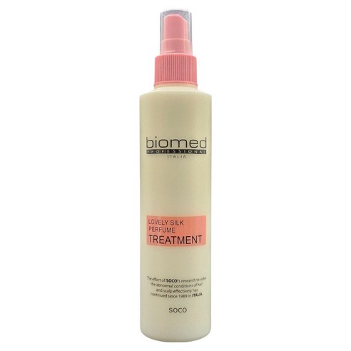 바이오메드 러블리 실크 퍼퓸 트리트먼트 뿌리는 노워시 헤어 미스트, 250ml, 1개