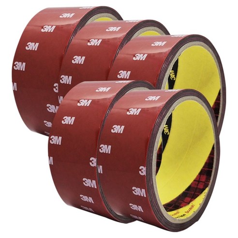 쓰리엠 아크릴 폼 그레이 양면테이프 40mm x 2m, 5개