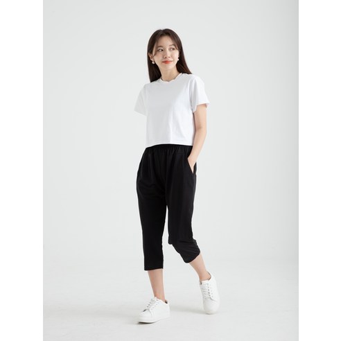 캐럿 여성용 썸머 액티브 7부 바지 이미지 3