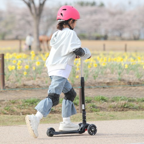 미코우 아동용 접이식 발광 킥보드 이미지 4