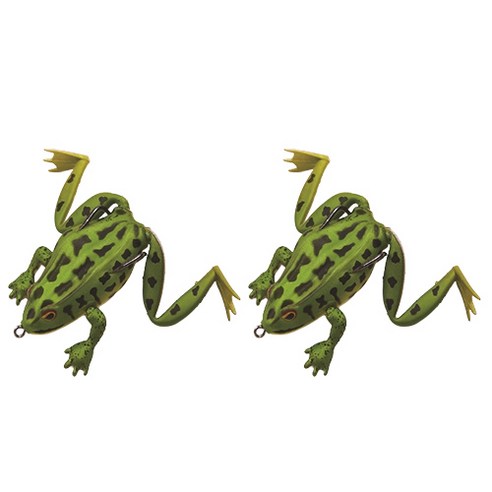 댓츠댓 개구리 소프트 루어 낚시 미끼 6.5cm, 5, 2개