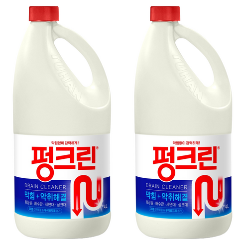 펑크린 배수구세정제, 4L, 2개