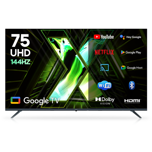 이노스 4K UHD 구글 3.0 VRR 144Hz 스마트 TV, 190.5cm(75인치), X75 PRO, 무타공 벽걸이형(추가비용발생), 방문설치