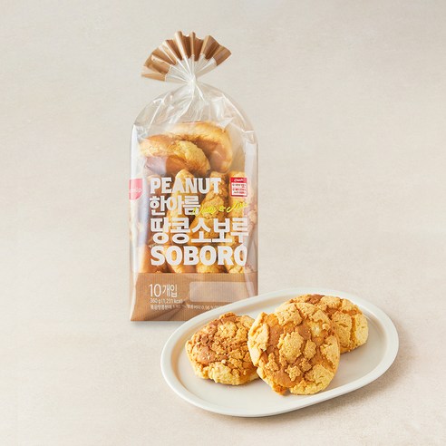 삼립 한아름 땅콩 소보루, 36g, 10개입, 1개