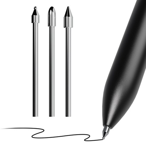 누아트 갤럭시탭 S펜 호환 교체형 메탈 볼펜 샤프 만년필형 펜촉 3p 개봉기 | 실사용 후기 - 상품 이미지 1