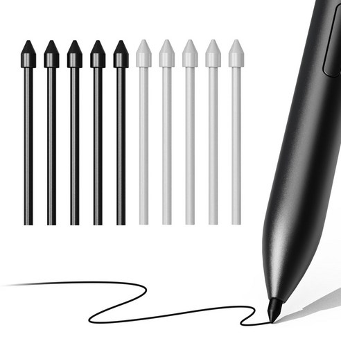 누아트 갤럭시탭 S펜 호환 교체형 펜촉 10p, 믹스, 1세트