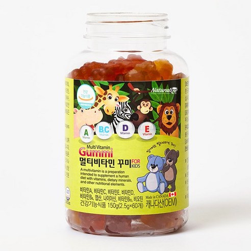 네추럴라이즈 멀티비타민 꾸미 60정, 1개 이미지 4