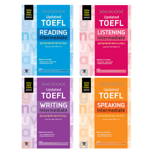 해커스 Updated TOEFL READING Intermediate + LISTENING Intermediate + SPEAKING Intermediate + WRITING Intermediate 세트, 해커스어학연구소