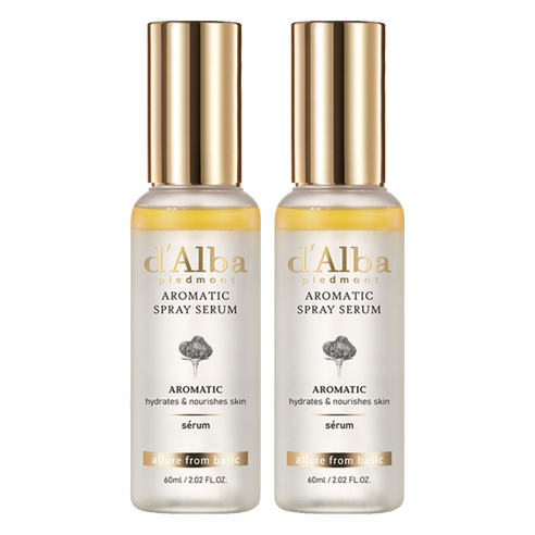 [비건뷰티] 달바 화이트 트러플 퍼스트 아로마틱 스프레이 세럼, 60ml, 2개