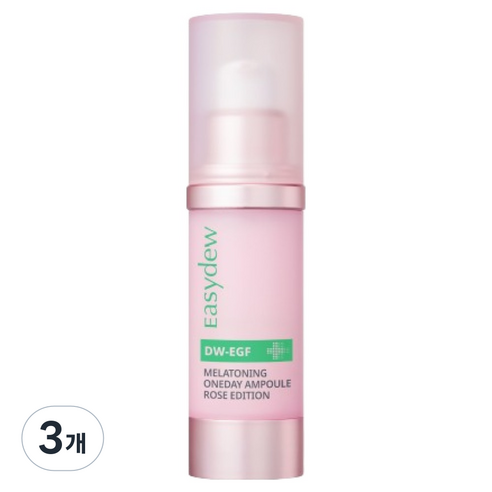 이지듀 멜라토닝 원데이 앰플 로즈, 3개, 15ml