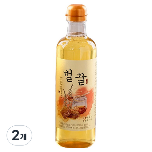 산내들농원 사양 아카시아꿀, 1kg, 2개