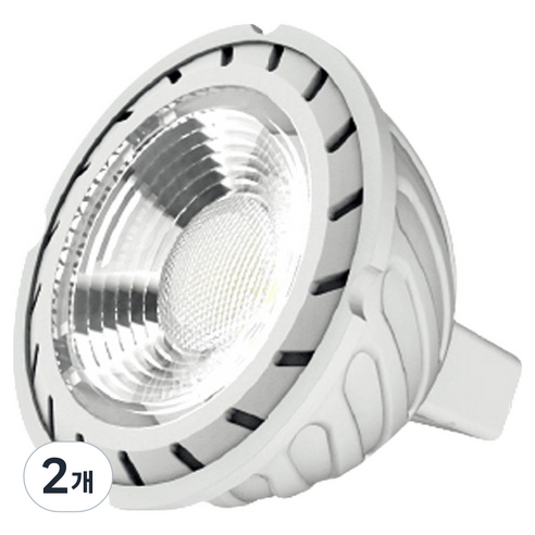 장수램프 LED 할로겐 전구 5W MR16, 주광색, 2개