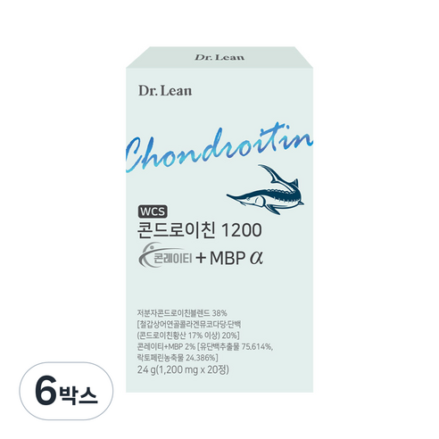 닥터린 콘드로이친 1200 콘레이티 MBP 알파 24g, 6박스, 20정