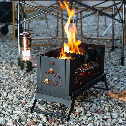 레토 접이식 불멍 프리미엄 화로대 후기 분석 - 콤팩트한 접이식 설계 디테일