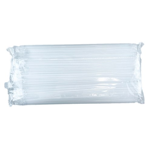 일자빨대 투명 7mm x 28cm, 100개입, 1개