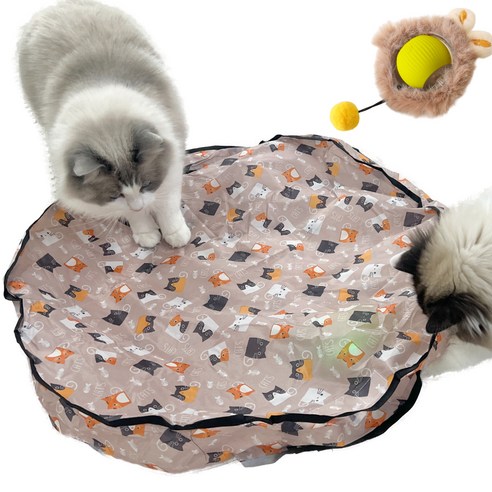 MAAH 고양이 혼자노는 자동 장난감 스마트 볼 + 파우치 세트 SCB-... 솔직 후기 | 실사용자 리뷰 분석 - 상품 이미지 1