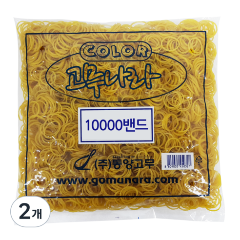 고무나라 10000 고무밴드 30 x 1.3 mm, 2개