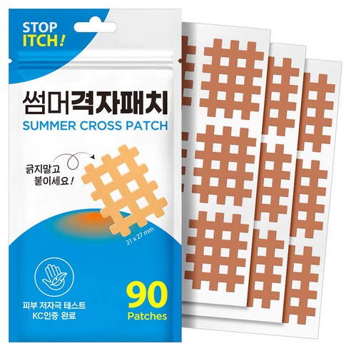 아텍스 썸머 격자 패치, 1개, 90개입